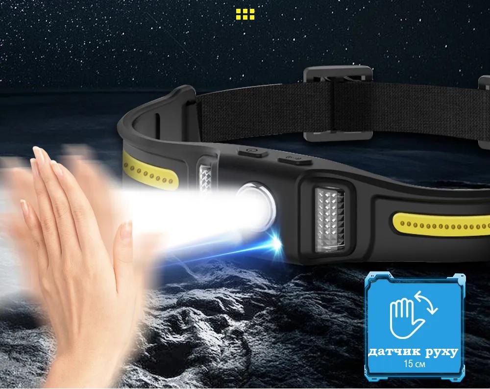 Фонарик налобный GT30 на аккумуляторе (26883009) - фото 4 Фонарик налобный GT30 на аккумуляторе (26883009) - фото 4