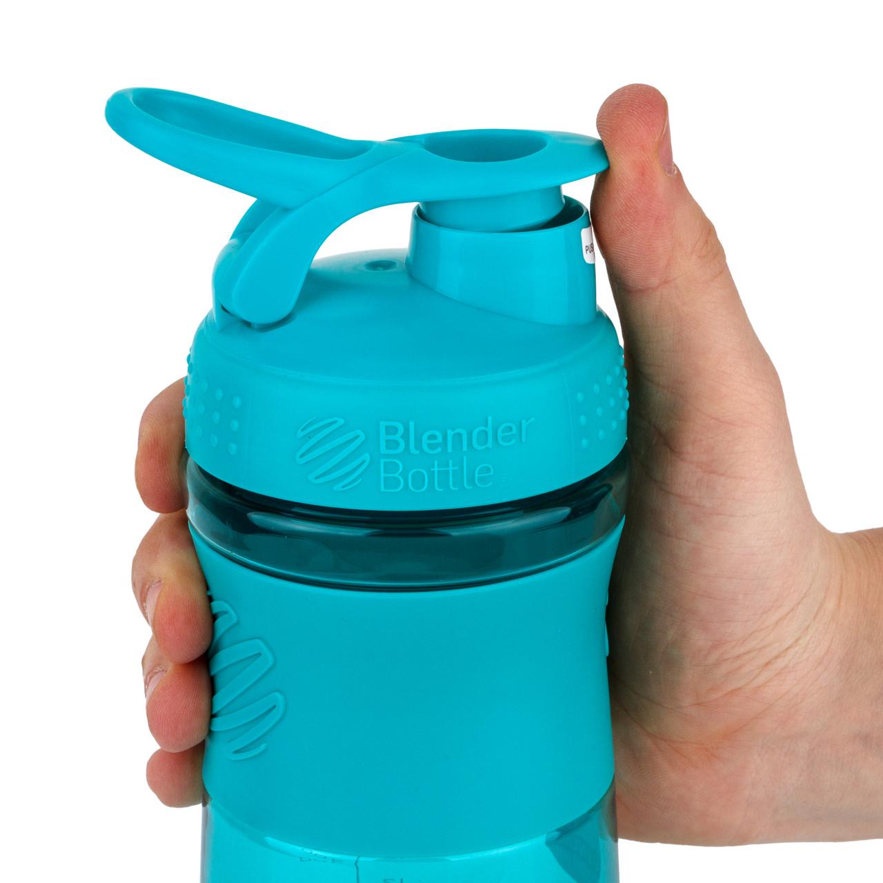 Шейкер спортивный BlenderBottle SportMixer 28 oz 820 мл Teal - фото 2