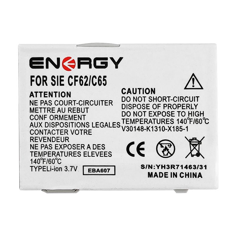 Аккумулятор iENERGY для SIEMENS CF62 (750 mAh)