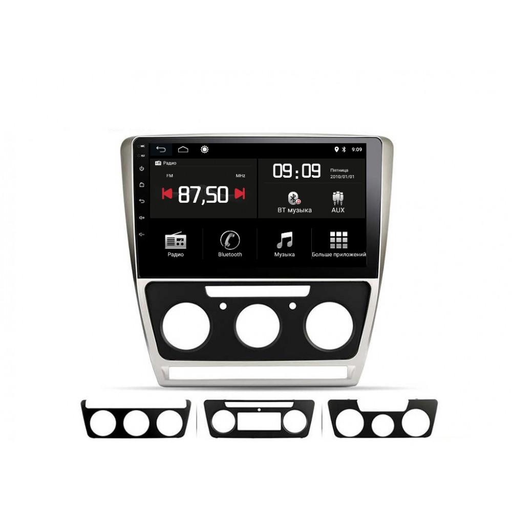 Автомагнітола штатна Torssen Skoda Octavia A5 08-13 silver FL10 4+64Gb 4G Carplay DSP (202306548)