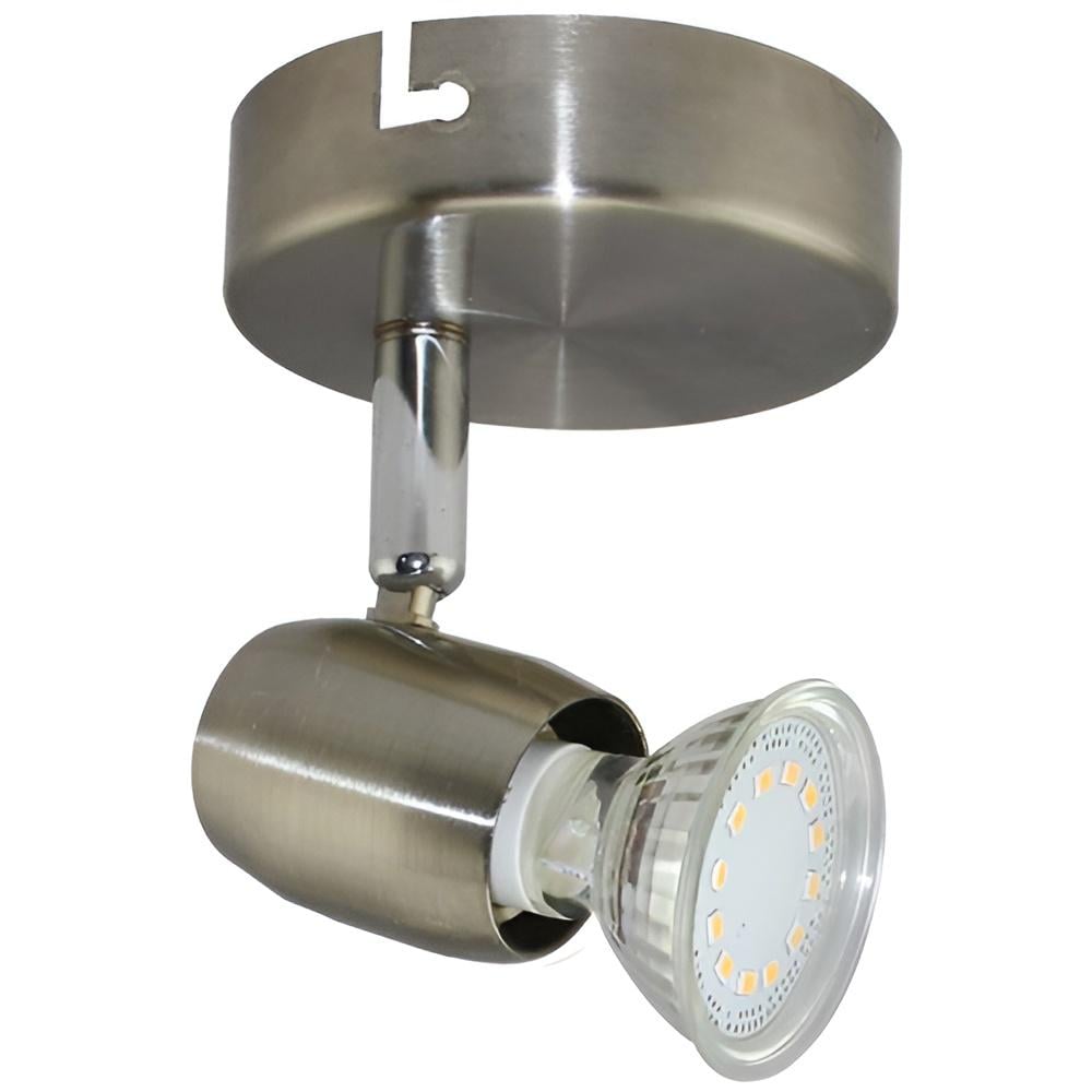 Спот Lemanso ST185/1 одинарный GU10 50W Хром матовый (12489)