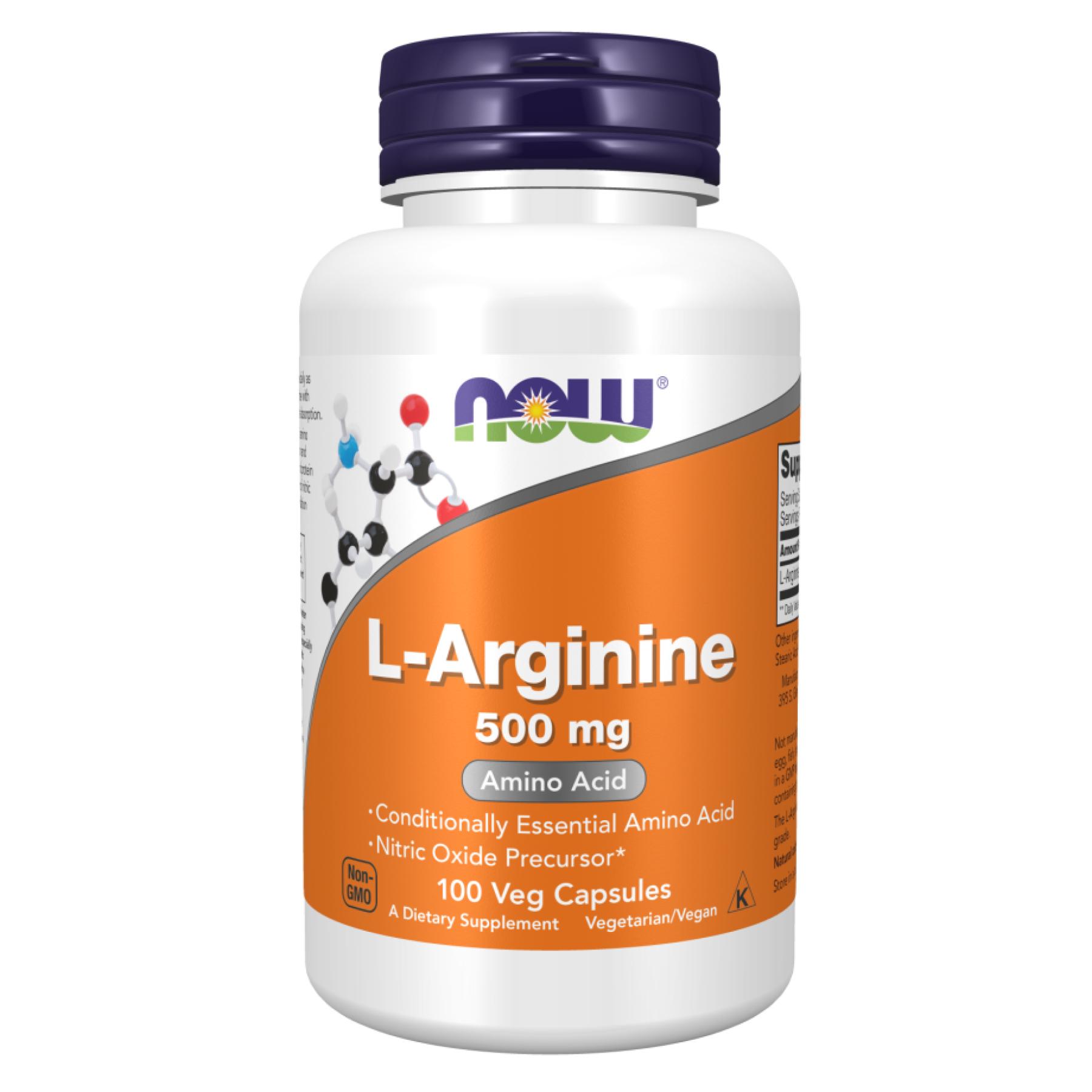 Аминокислота L-Arginine 500 mg 100 caps (100-53-6622039-20)