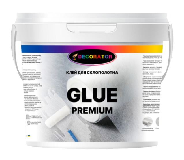 Клей для приклеивания стеклохолста DECORATOR Glue Premium 5 кг (2483210224)