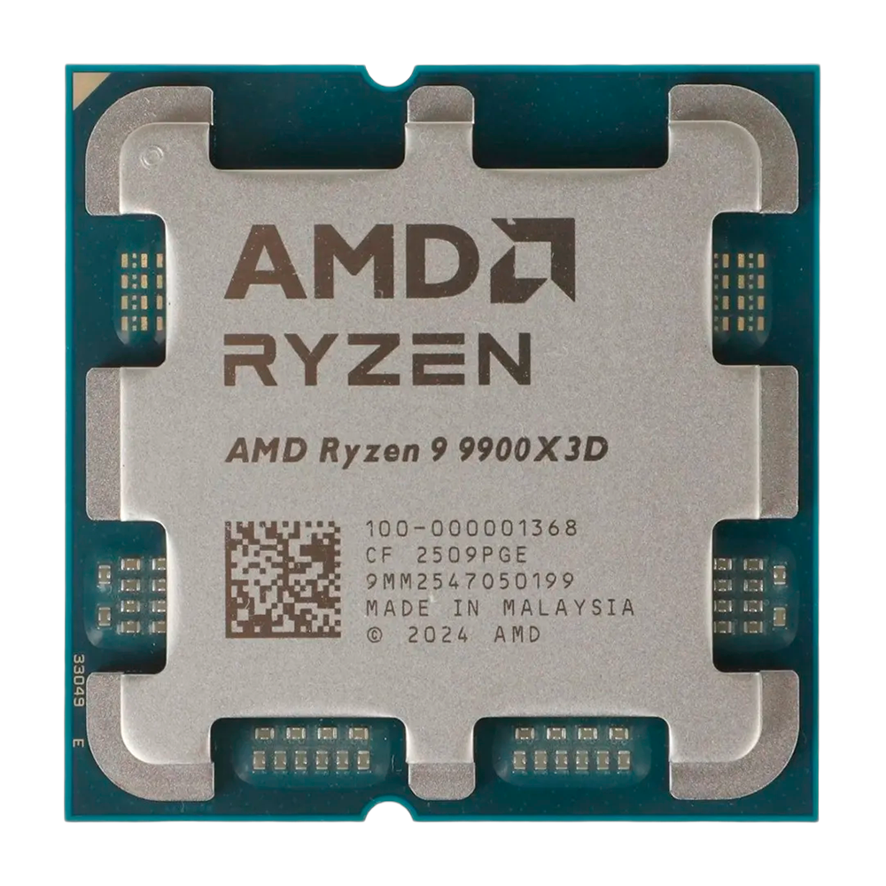 Процессор AMD Ryzen 9 9900X3D sAM5 4,4 ГГц 12C/24T 120W WOF (100-100001368WOF)