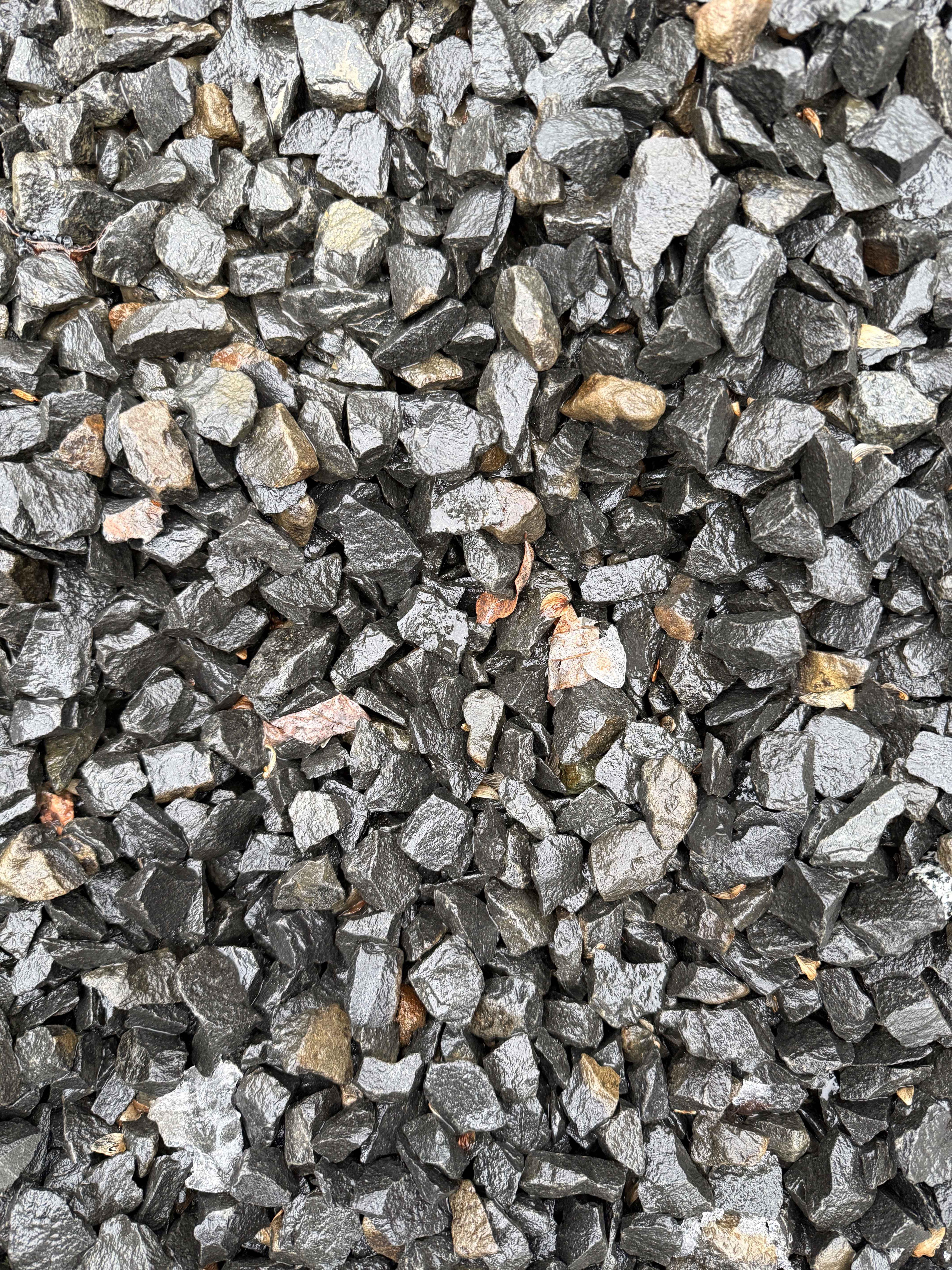 Крихта базальтова 10 кг 15-25 мм Чорний