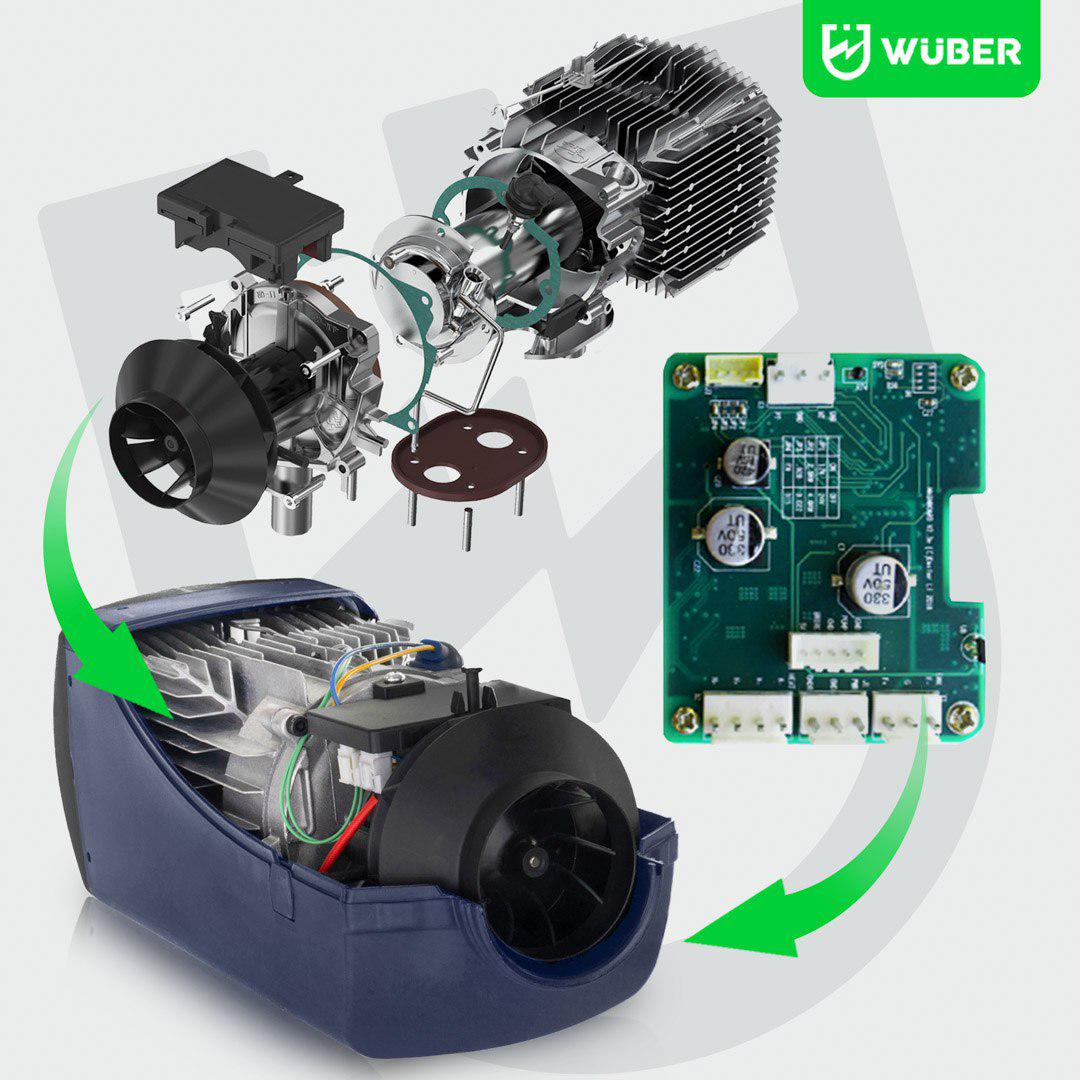 Обогреватель WEBASTO WUBER 5 кВт 12 В автомобильный дизельный - фото 4 Обогреватель WEBASTO WUBER 5 кВт 12 В автомобильный дизельный - фото 4