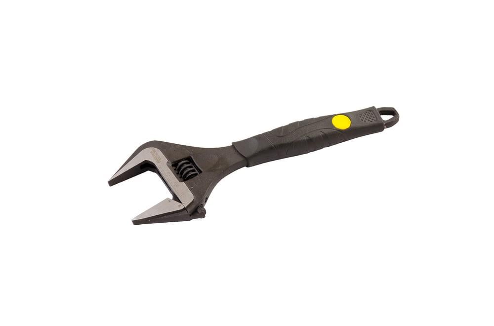 Ключ разводящий Mastertool тонкие губки CrV рукоятка с TPR накладкой 250 мм 0-50 мм (26904)