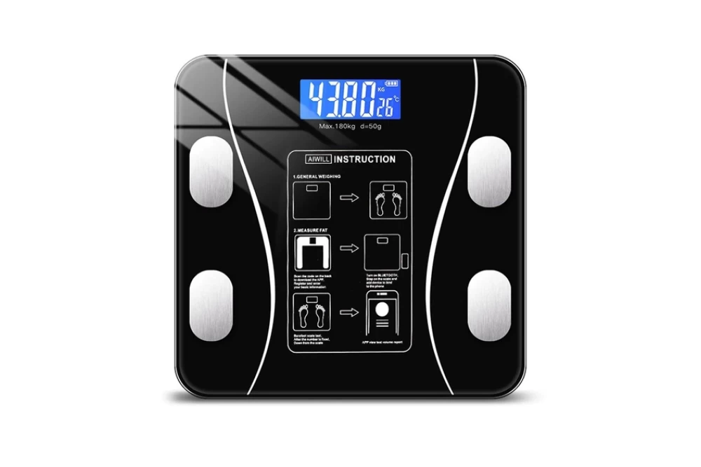 Ваги підлогові Smart Scale Bluetooth Black (374578)