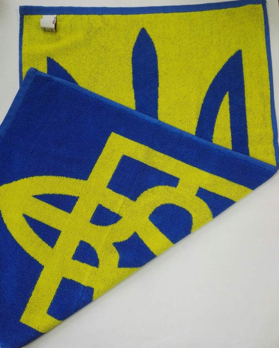 Рушник махровий 70х140 см з тризубом (1306633) - фото 2 Рушник махровий 70х140 см з тризубом (1306633) - фото 2