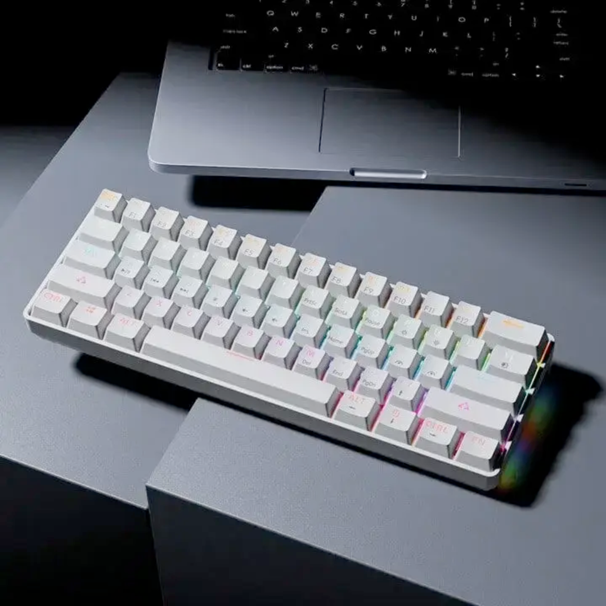 Клавіатура механічна ігрова Mucai MK61 з RGB підсвіткою та підтримкою Hot-Swap (23683246) - фото 2 Клавіатура механічна ігрова Mucai MK61 з RGB підсвіткою та підтримкою Hot-Swap (23683246) - фото 2