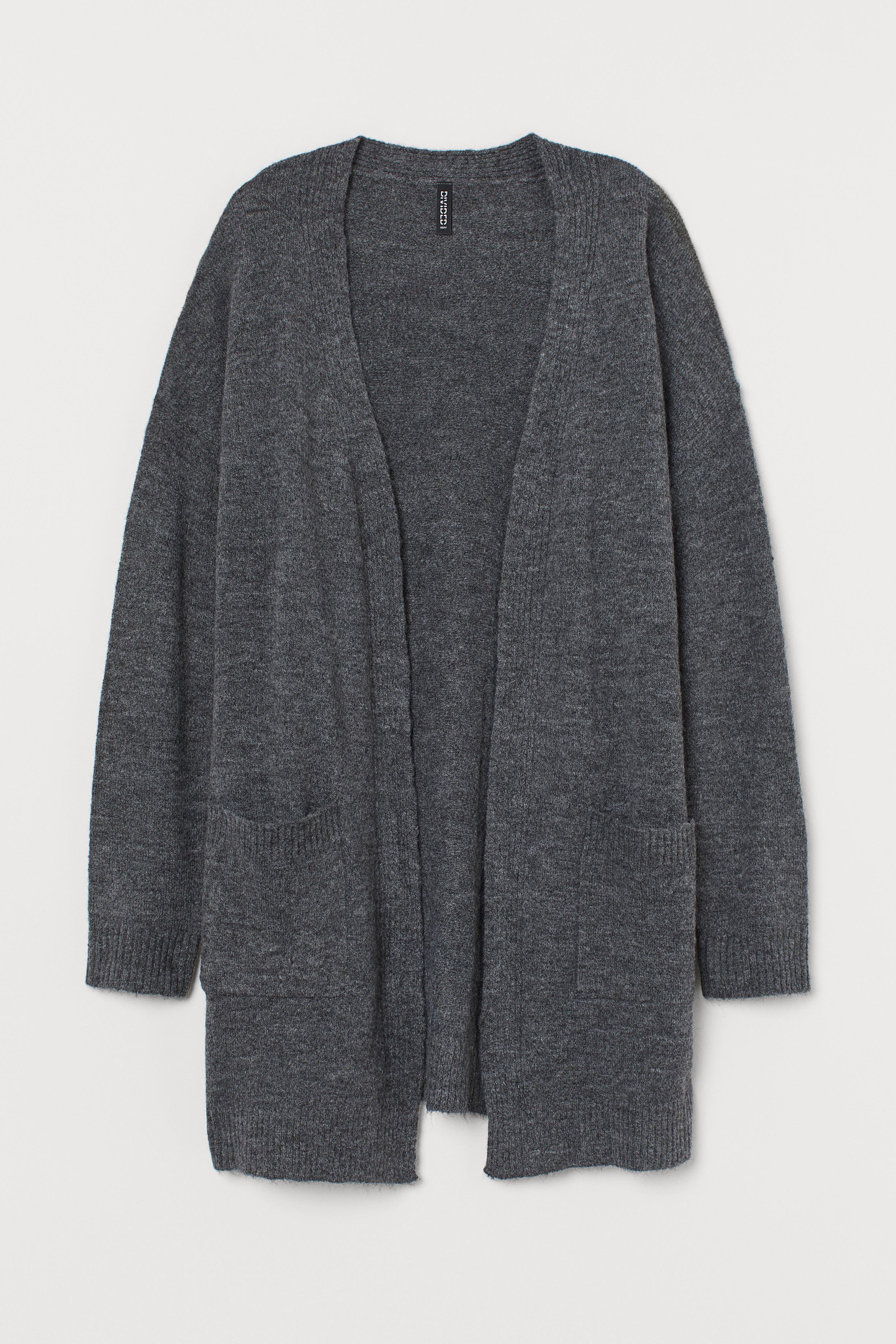 Кардиган H&M S Темно-Серый меланж (68504486)