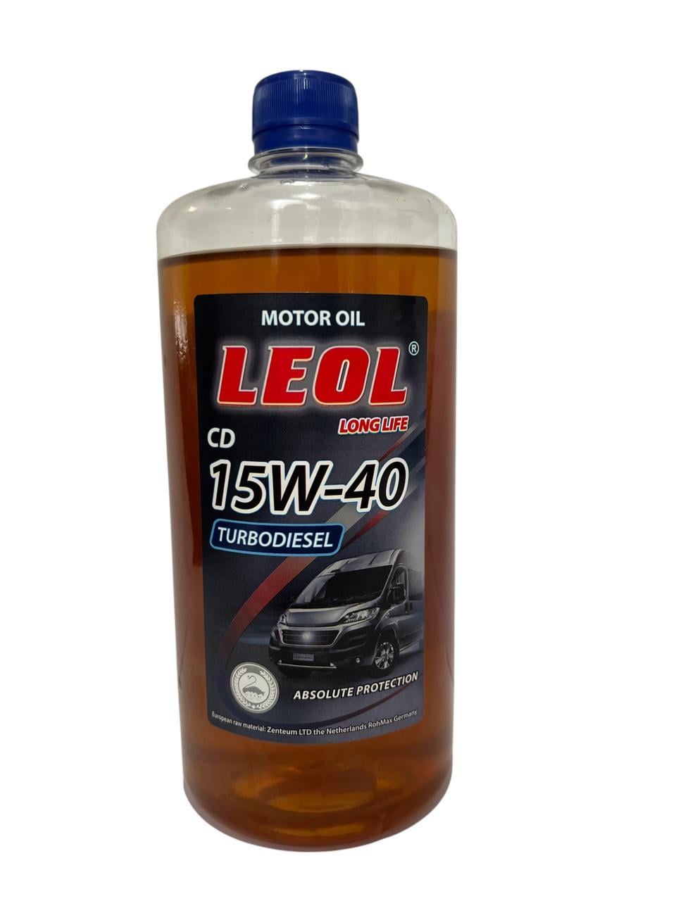Масло турбодизельное Леол 15W-40 CD TURBODIESEL 1 л (2026261586)