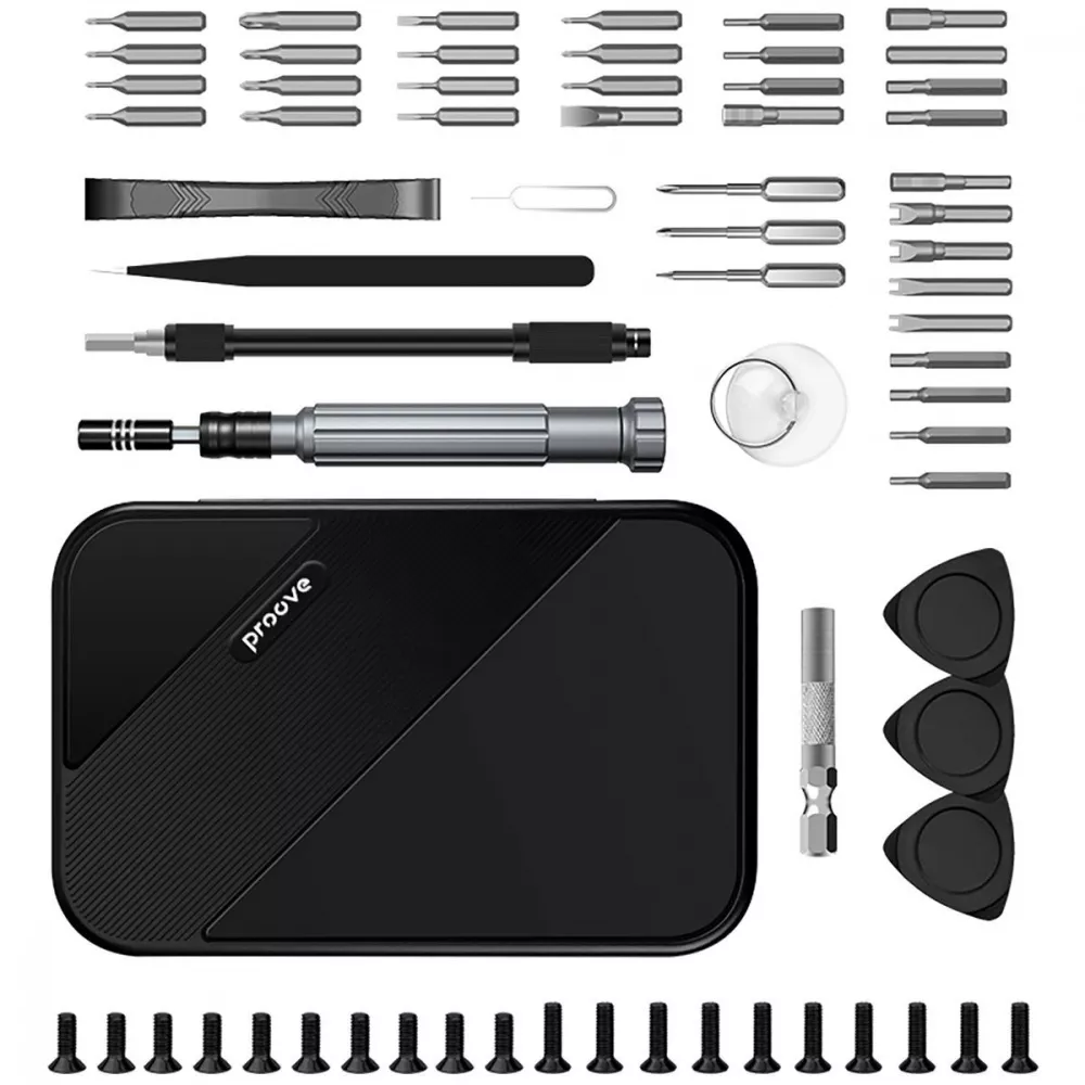 Набор отверток Proove Fixer 150в1 многофункциональный стальные биты Черный (632557) - фото 4