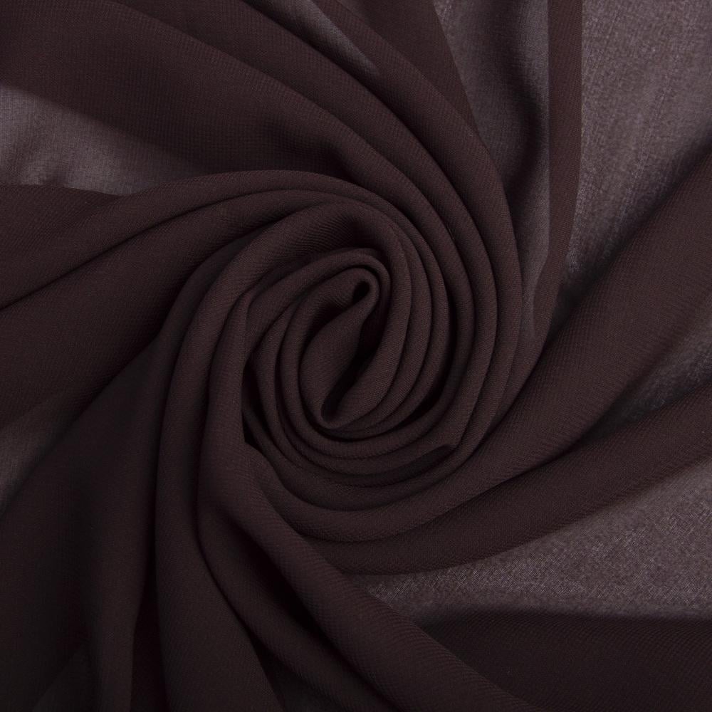 Тканина шифон Shela Шоколад (24636)