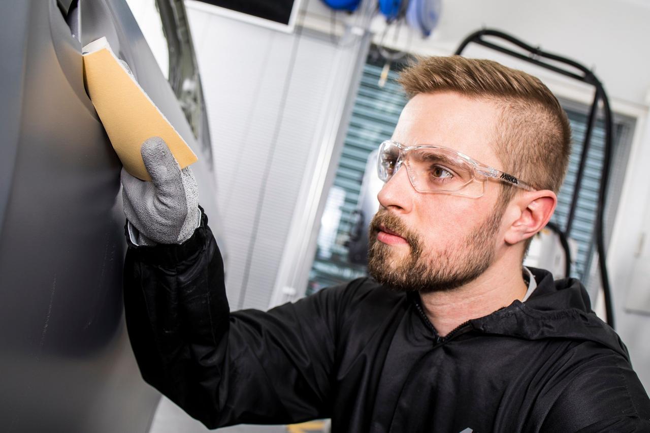 Абразивная бумага на поролоне Mirka Goldflex Soft P220 - фото 4