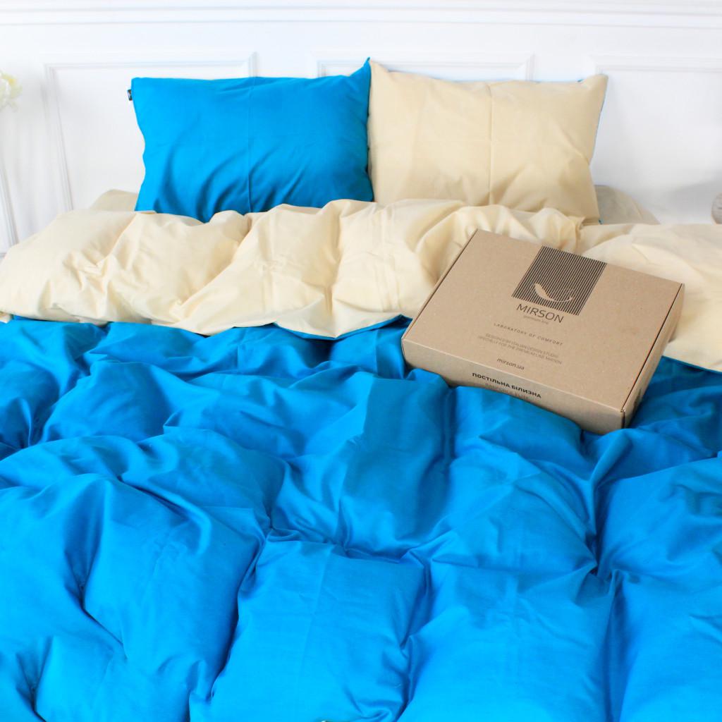 Комплект постельного белья MirSon Ranforce Elite Camillo 12-0712+17-4735 Бязь 200х220 см (2200004679167)