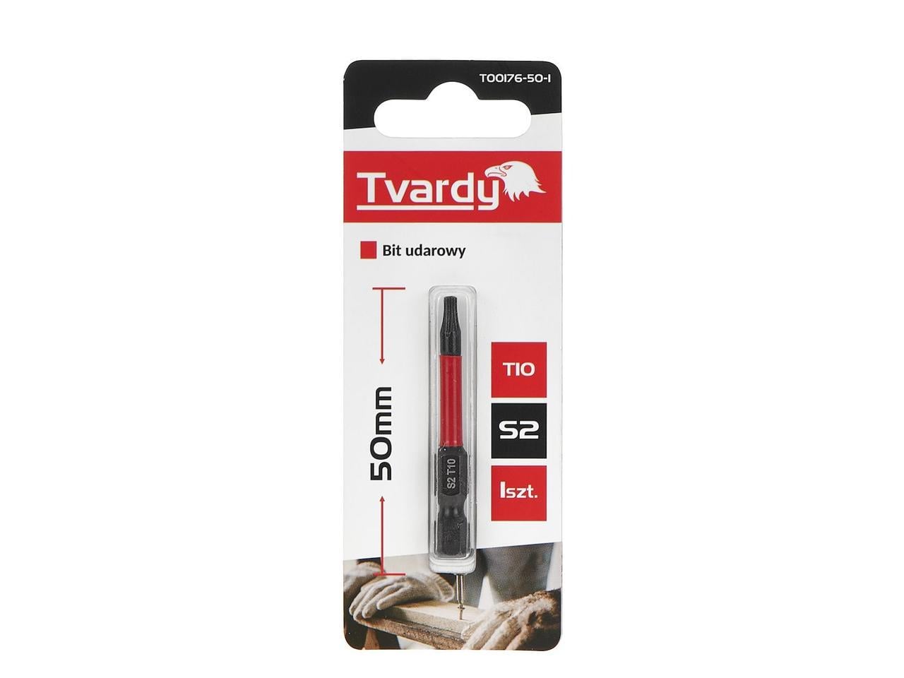 Біта удана Tvardy Torx T10 x 50 мм (T00176-50-1) Біта удана Tvardy Torx T10 x 50 мм (T00176-50-1)