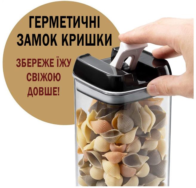 Набор контейнеров Food storage container пластиковых 7 контейнеров (Gt-34) - фото 5