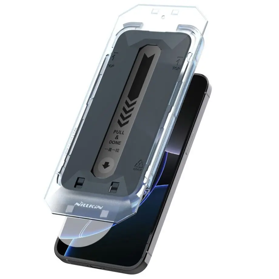 Защитное стекло Nillkin Amazing CP+ PRO Full Glue для Apple iPhone 16 Pro Max Black (0.25 mm) с аппликатором - фото 4 Защитное стекло Nillkin Amazing CP+ PRO Full Glue для Apple iPhone 16 Pro Max Black (0.25 mm) с аппликатором - фото 4