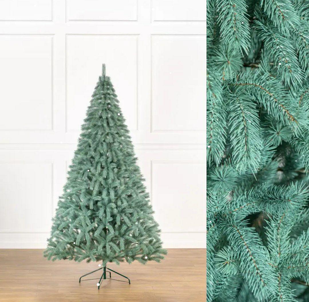 Штучна ялинка лита Буковельська з металевою підставкою 2,50 м Блакитний (NYT15123) - фото 7 Штучна ялинка лита Буковельська з металевою підставкою 2,50 м Блакитний (NYT15123) - фото 7