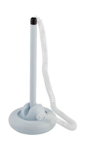 Ручка кулькова на підставці Buromax 0,7 мм Синій/Білий (BM.8140-01) Ручка кулькова на підставці Buromax 0,7 мм Синій/Білий (BM.8140-01)