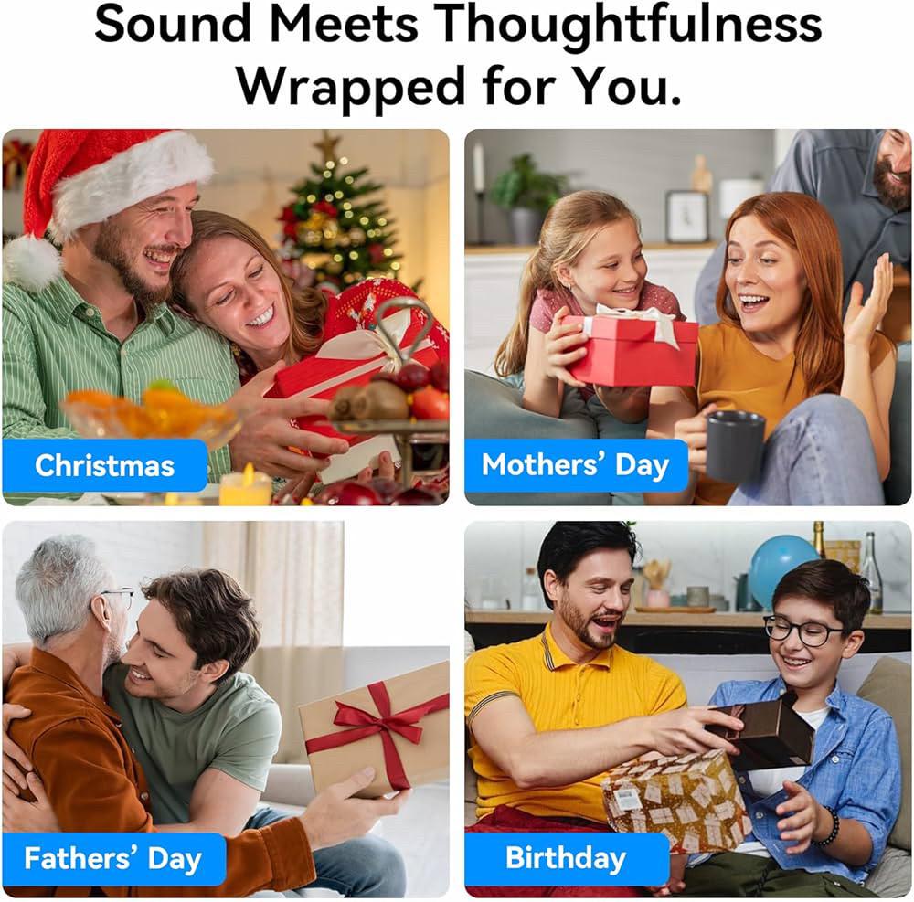 Колонка портативная Bluetooth ANCwear с TF-картой и подставкой для телефона Bluetooth 5.4 Белый - фото 6 Колонка портативная Bluetooth ANCwear с TF-картой и подставкой для телефона Bluetooth 5.4 Белый - фото 6