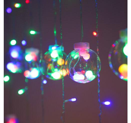 Гирлянда-штора RD-9012 400 LED 20 шариков 8 см Гирлянда-штора RD-9012 400 LED 20 шариков 8 см