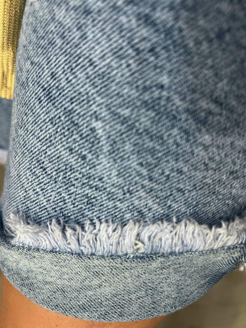 Шорты женские джинсовые Dicesil 6008 бермуды бахрома пояс цепь средняя длина до колен стрейч р. 31 Голубой (3944) - фото 5 Шорты женские джинсовые Dicesil 6008 бермуды бахрома пояс цепь средняя длина до колен стрейч р. 31 Голубой (3944) - фото 5