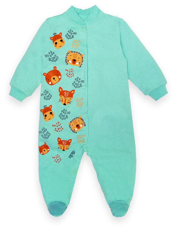 Комбинезон детский хлопковый для малыша Gabbi КВ-22-2-27 68 см Мятный (13309) Комбинезон детский хлопковый для малыша Gabbi КВ-22-2-27 68 см Мятный (13309)