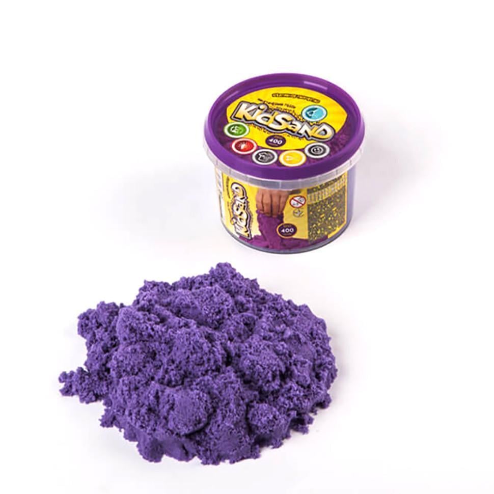 Набір креативної творчості кінетичний пісок Danko Toys KidSand KS-01-06 400 г Фіолетовий (RLT33102s43771)