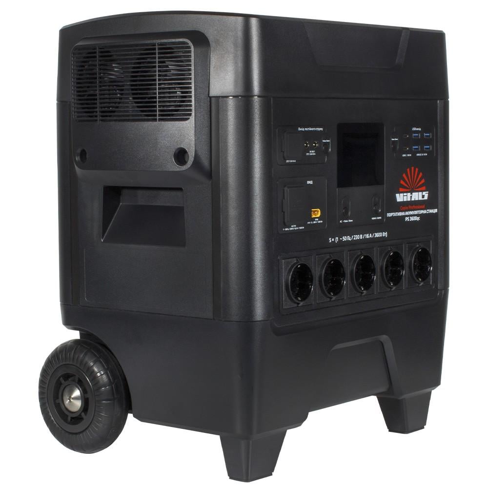 Портативная аккумуляторная станция Vitals Professional PS 3600qc (217493) - фото 4 Портативная аккумуляторная станция Vitals Professional PS 3600qc (217493) - фото 4