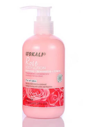 Лосьйон для тіла Wokali Rose Body Lotion омолоджувальний з ароматом троянди 260 мл