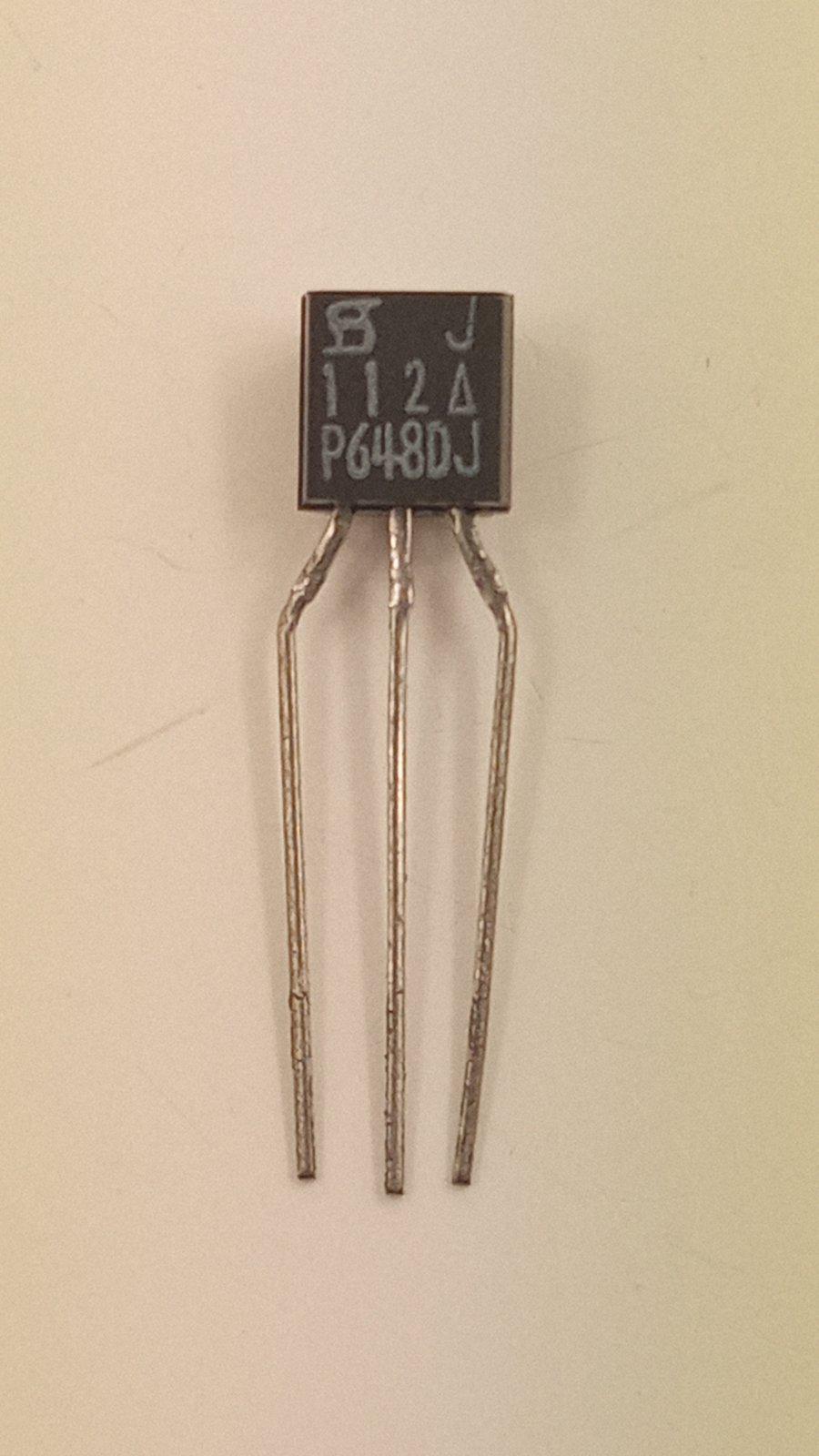 Транзистор 2SJ112 p-channel Uds 100V Ids 10A TO-92 (09455)