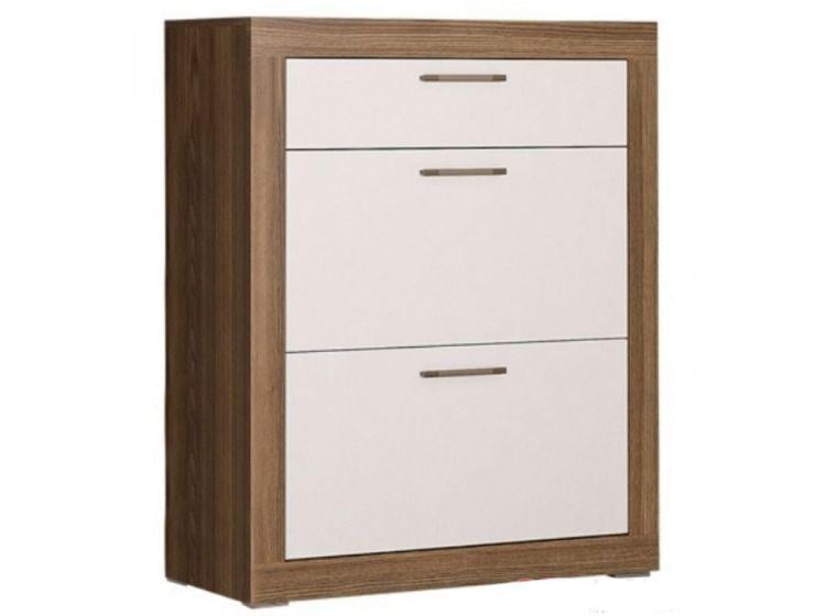 Тумба 2Д1Ш Mebel Service Парма 90х37,1х105,1 см Дуб април/Білий (23442036)