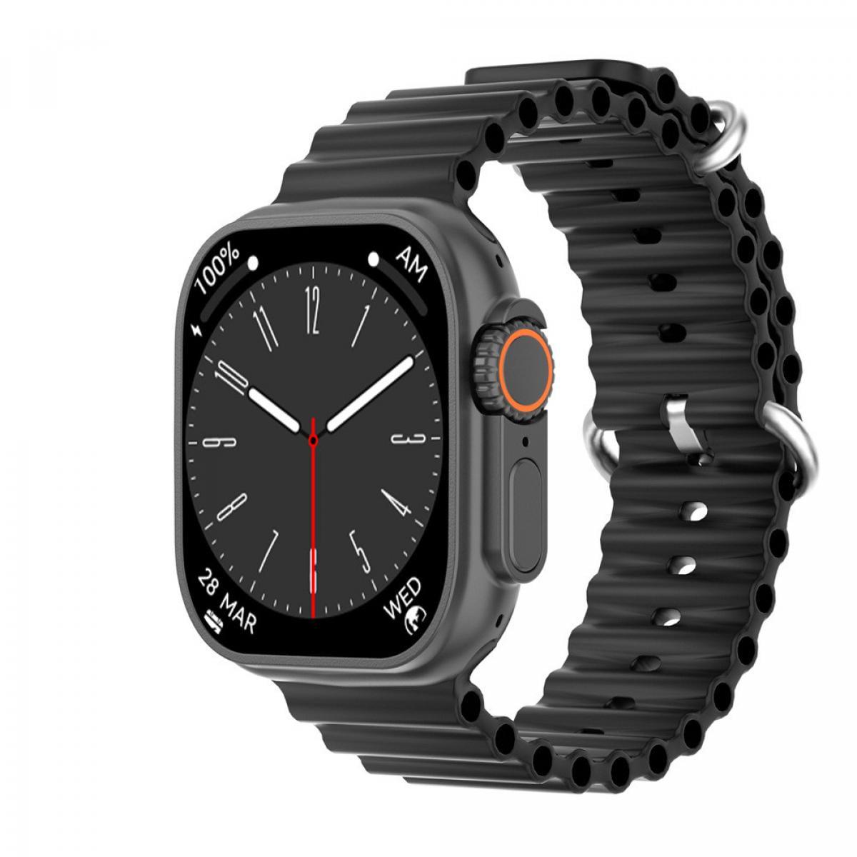 Смарт-годинник SmartX8 Ultra з функцією дзвінка з ремінцем Чорний (260680) Смарт-годинник SmartX8 Ultra з функцією дзвінка з ремінцем Чорний (260680)