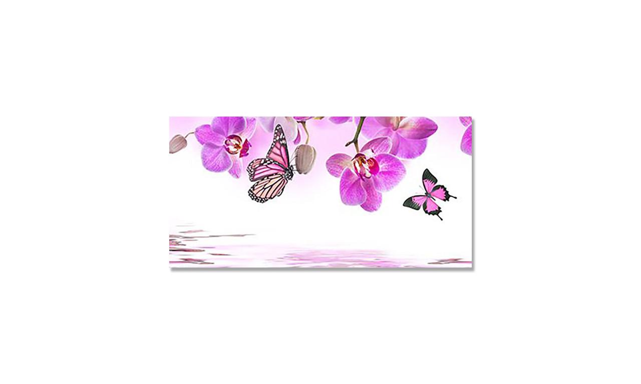 Наклейка виниловая на стол Zatarga Орхидеи и Бабочки 600х1200 мм (1274515599)