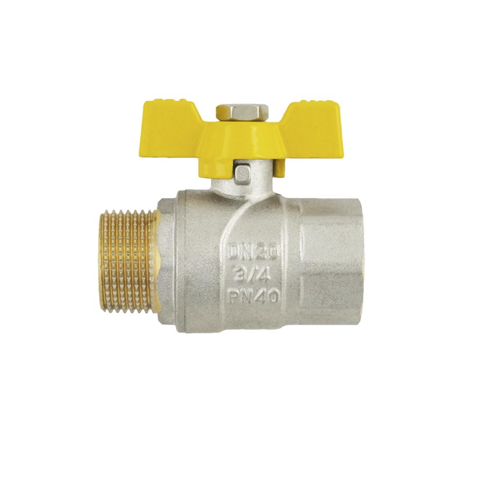 Кран кульовий Raftec DN20 НВ 3/4″ GRB21 Yellow - фото 4