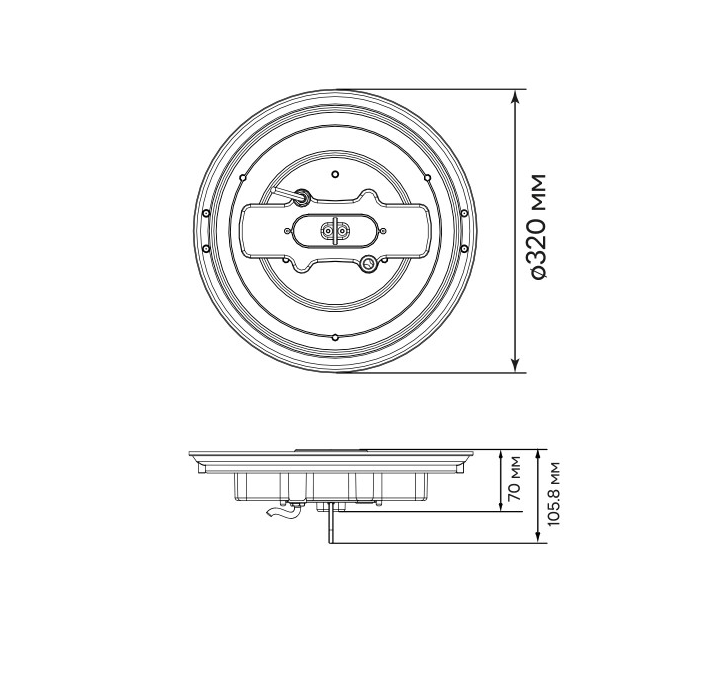 Светильник STANDART HIGH BAY LED 200 Вт 26000lm 6500К (s1700013) - фото 3