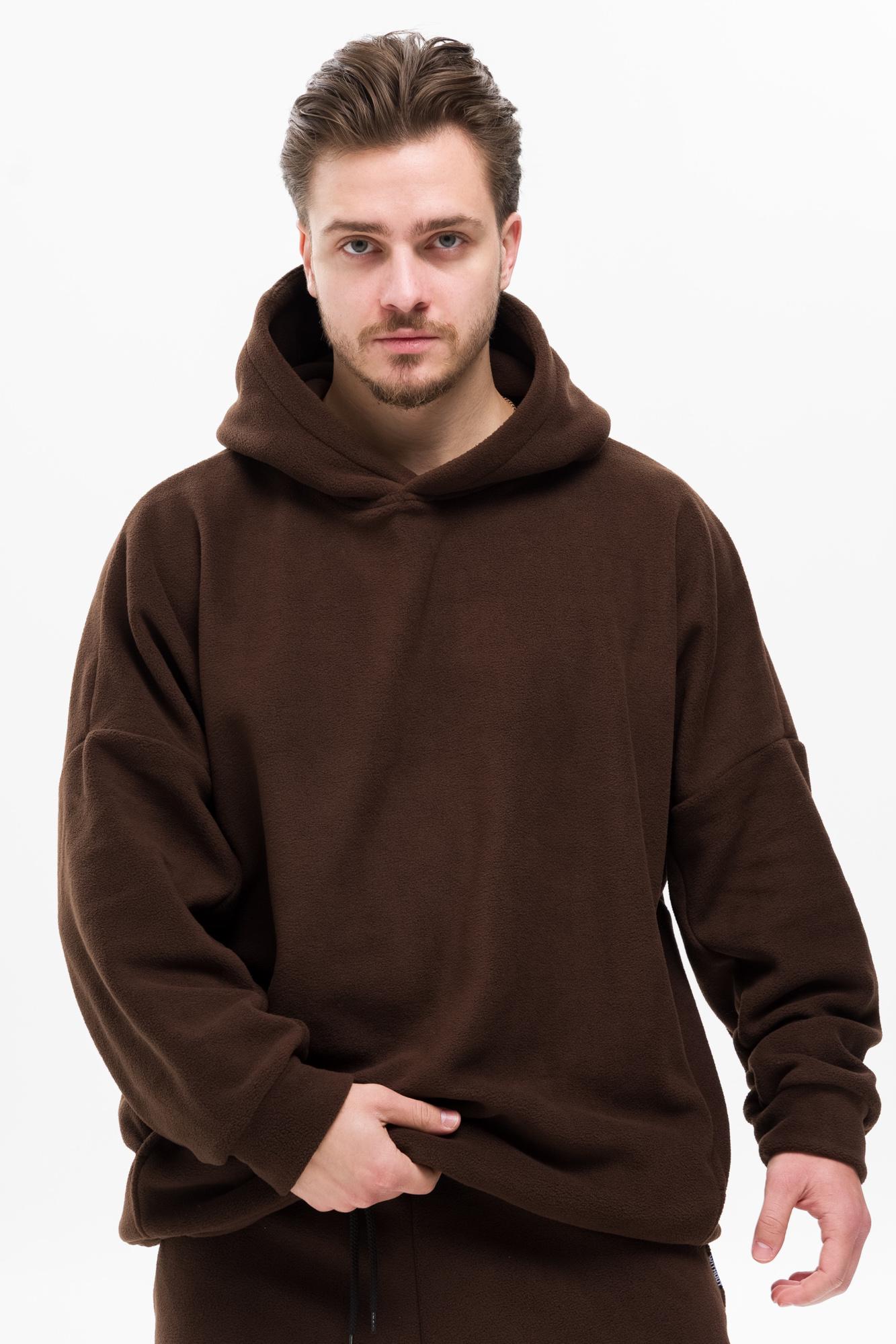 Худи Оверсайз с капюшоном Without Brand Soprano Brown (8055984) - фото 1 Худи Оверсайз с капюшоном Without Brand Soprano Brown (8055984) - фото 1