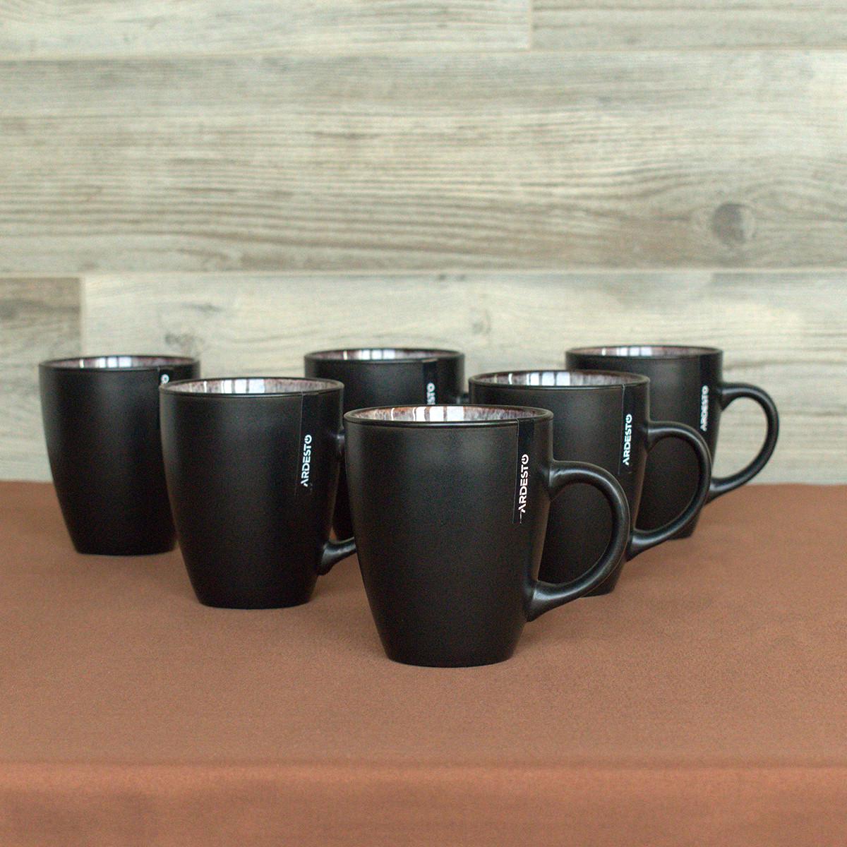 Набор тарелок Ardesto Bolzano 30 пр. Черно-коричневый - фото 9 Набор тарелок Ardesto Bolzano 30 пр. Черно-коричневый - фото 9