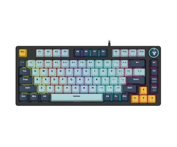 Клавіатура ігрова Fantech ATOM81 MK875V2 MIZU Blue Switch SkyBlue