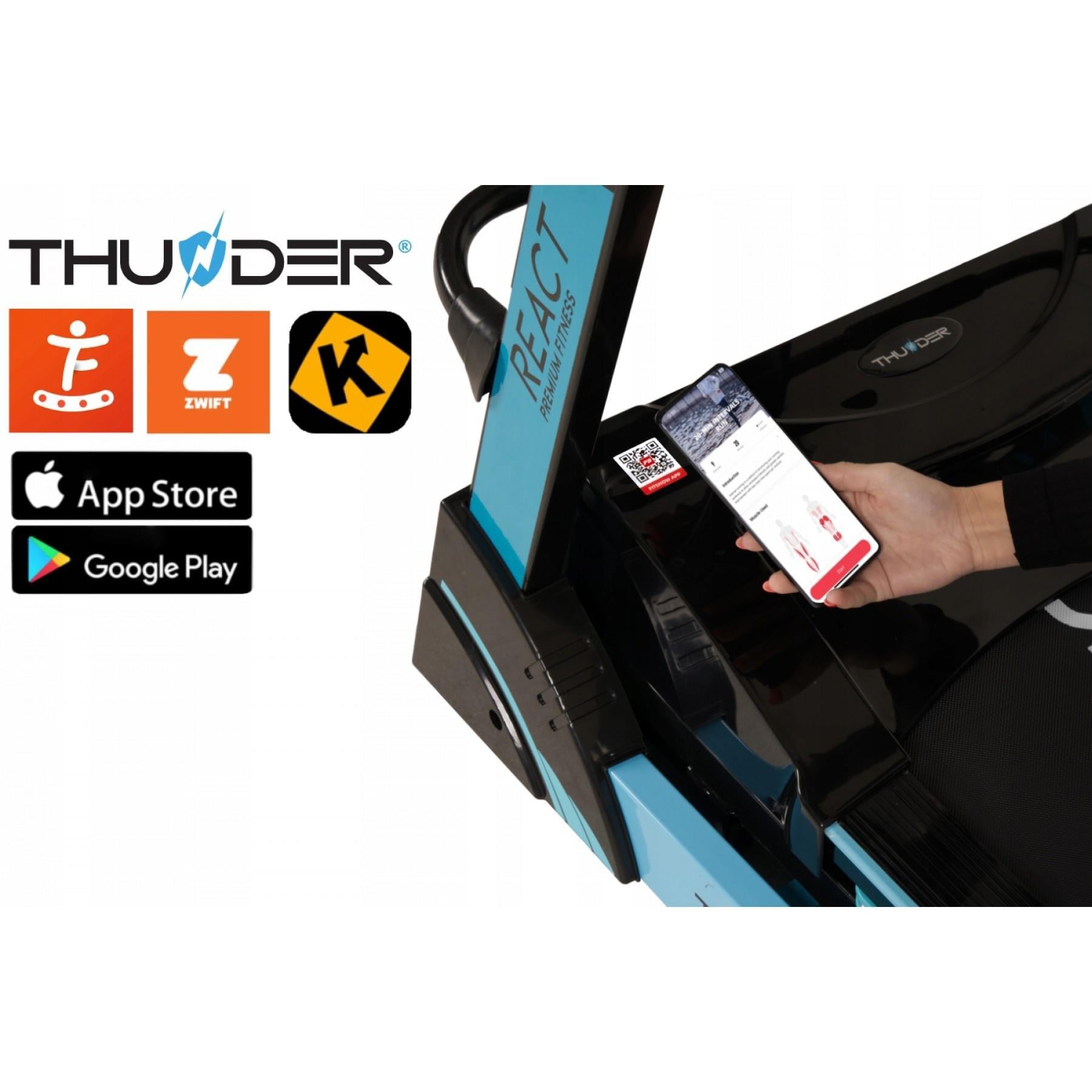 Беговая дорожка Thunder React-DS Black (47079) - фото 11