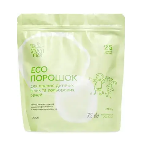 Стиральный порошок детский Green Max 1 кг (578356673)