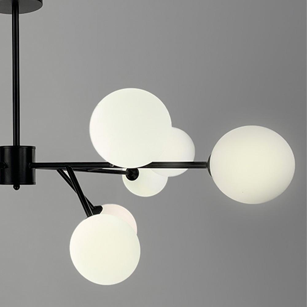 Люстра потолочная Grand Bunch на 9 плафонов Ø 110 см Черный (AOC 20/9 BK) - фото 6 Люстра потолочная Grand Bunch на 9 плафонов Ø 110 см Черный (AOC 20/9 BK) - фото 6