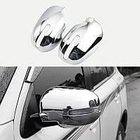 Накладки хром на дзеркала Mitsubishi Outlander 3/XL/ASX/Lancer X 2 шт. (27489984) - фото 4