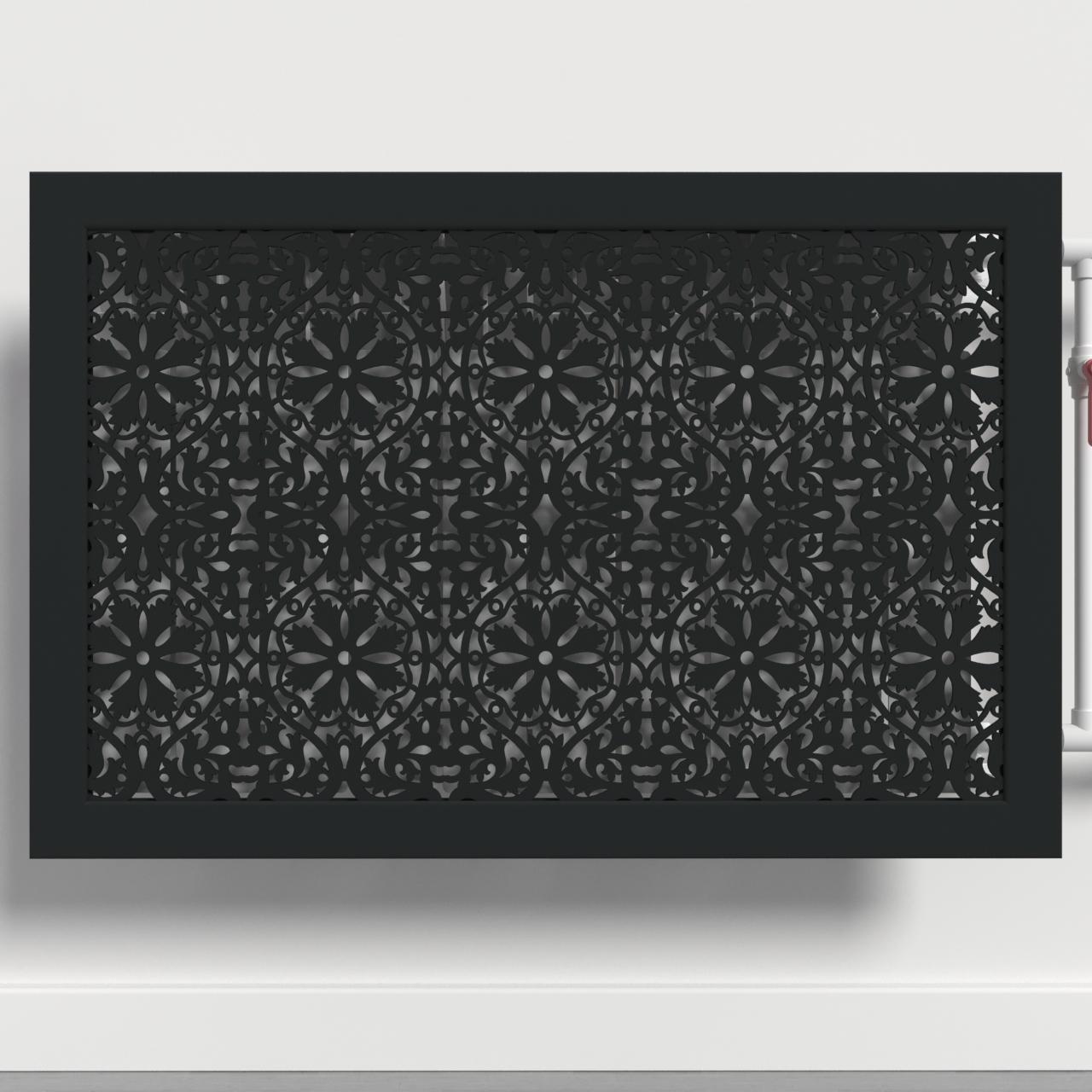 Решетка-экран на батарею SMARTWOOD 1200 мм Чорный (R20034107)