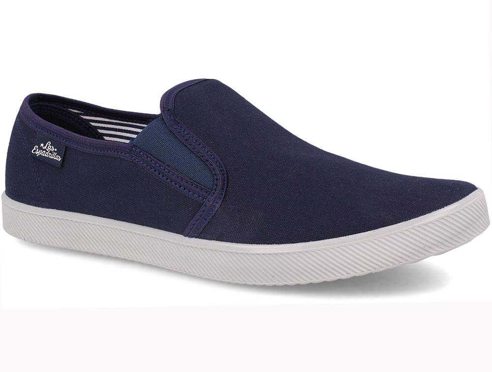 Мужские слипоны Las Espadrillas 6088-8937 р. 42 Navy