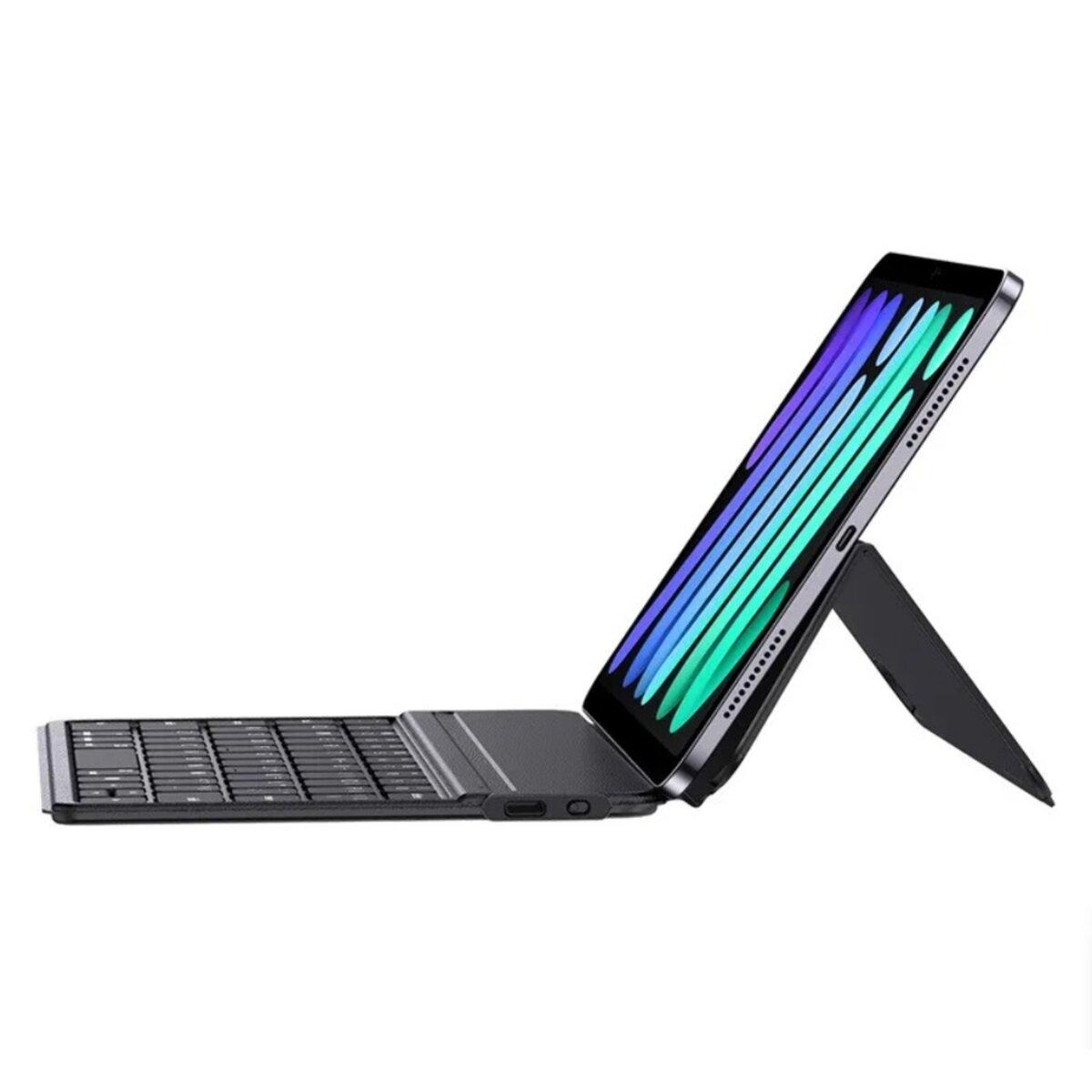 Чехол-клавиатура BASEUS Brilliance для iPad Mini 6 8,3" Bluetooth 5.3 300 mAh Black (P40112602111-01) - фото 2 Чехол-клавиатура BASEUS Brilliance для iPad Mini 6 8,3" Bluetooth 5.3 300 mAh Black (P40112602111-01) - фото 2