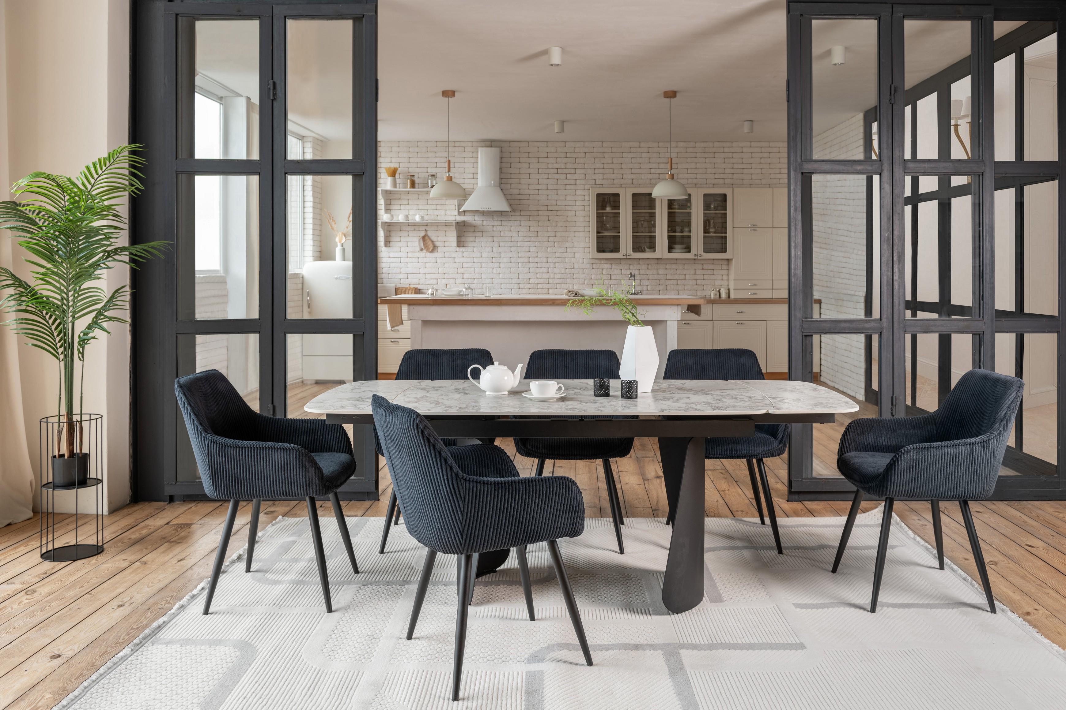 Стілець обідній Vetro Mebel Чорний/Чорний (M-240) - фото 8 Стілець обідній Vetro Mebel Чорний/Чорний (M-240) - фото 8