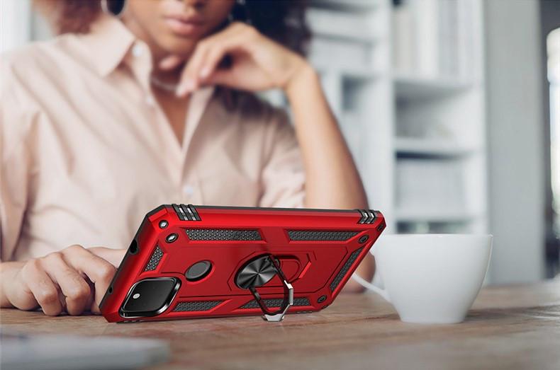 Противоударный чехол Serge Ring с кольцом для Google Pixel 8a (черный) - фото 3 Противоударный чехол Serge Ring с кольцом для Google Pixel 8a (черный) - фото 3